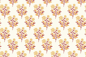 seamless floral pattern with intricate flowers, soft petals, and organic details perfect for textile, wallpaper, wrapping paper, and nature-inspired designs