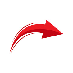 red arrow icon transparent Png File. arrow icon for your web site design, logo, app, UI. arrow indicated the direction symbol