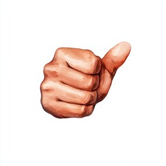 Social mobility accessibility concept. Thumbs up gesture signifying approval or agreement.