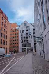Gdansk, Poland - December 21 2024 "Beautiful architecture of old town in Gdansk during the winter"