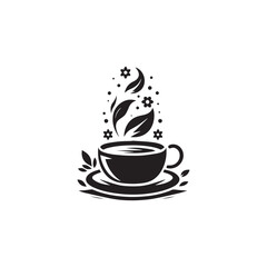 Tea Cup icon vector symbol design art illustration