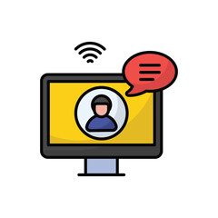 Live Streaming vector icon