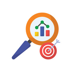 Statistics vector icon