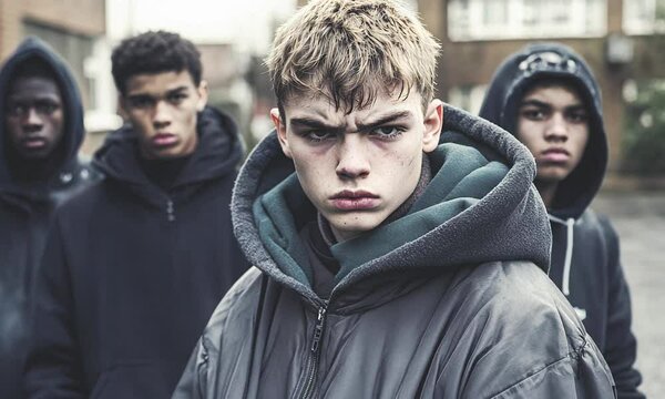 Criminal gang style boys