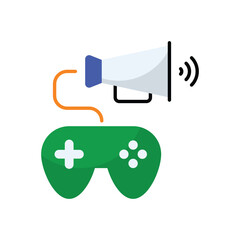 Game Advertising vector icon