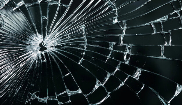 Crack on the glass. 