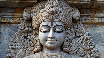 Obraz premium Hindu god Vishnu 
