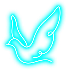 Obraz premium Neon Bird