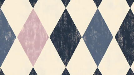 Fototapeta premium Abstract Background Illustration: Geometric Diamond Pattern