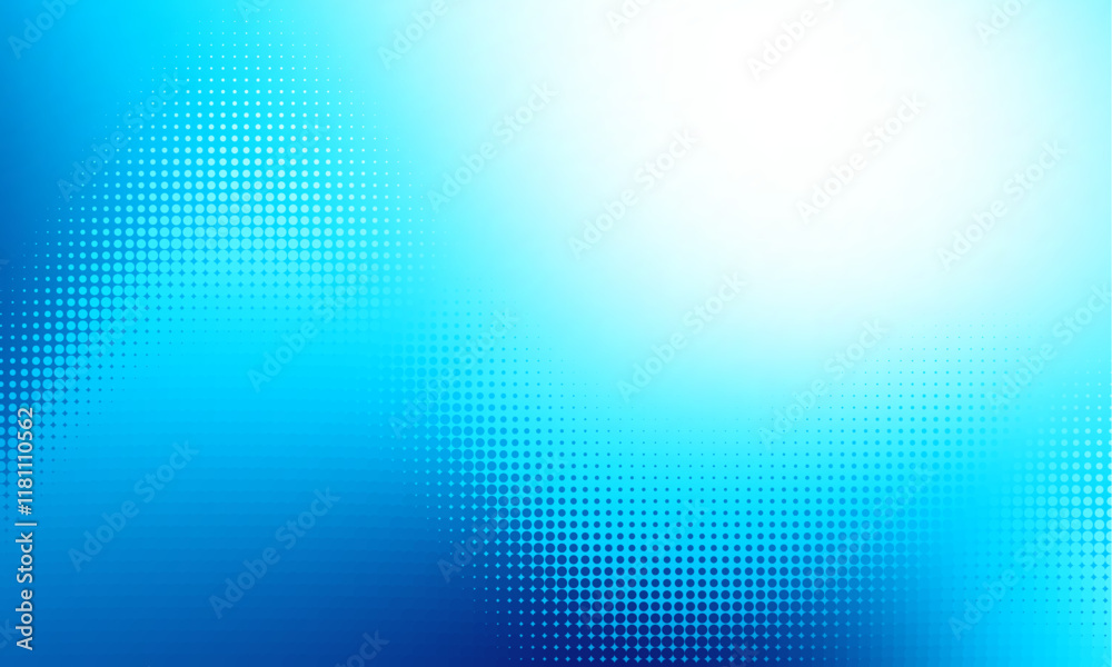 Poster Vector halftone gradient effect. Light pastel colours abstract background. Retro 80's style colors and textures