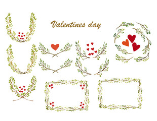 set of floral elements for design
set of elements for design