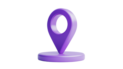 Location pin transparent background