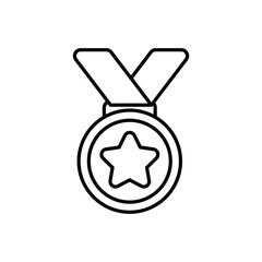Medal vector icon