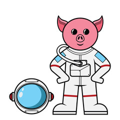 Cute Animal Astronaut