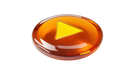 Play button transparent background