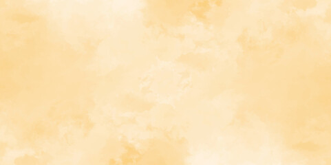 Soft white and yellow watercolor background for your design, Aquarelle painted paper template texture background banner, Pastel yellow watercolor design with digital painted for template.