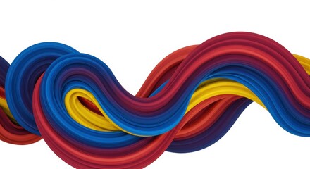 Abstract Colorful Swirls: A mesmerizing blend of vibrant colors dance in a rhythmic, fluid swirl, creating a dynamic and abstract pattern.  A feast for the eyes.