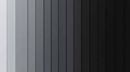 Abstract grayscale gradient with vertical bars transitioning from light gray to dark black.