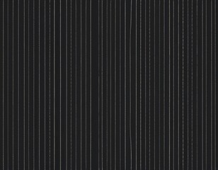 Elegant Black and White Pinstripe Fabric Texture, Seamless Pattern Design for Fashion and Textile Industry