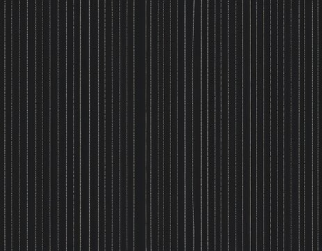 Elegant Black and White Pinstripe Fabric Texture, Seamless Pattern Design for Fashion and Textile Industry