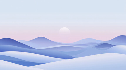 A gentle sky blue gradient flowing into soft lavender hues, evoking a calm and peaceful atmosphere.