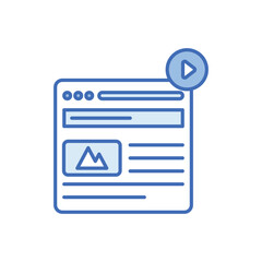 Content vector icon