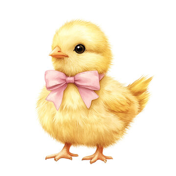 Pink Easter Day Clipart Vector Illustration