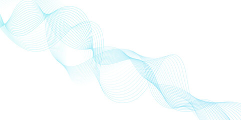 Abstract wave blend lines on transparent background. Design for banner, wallpaper, background and many more. Undulate Grey Wave Swirl, frequency sound wave, twisted curve lines with blend effect.	