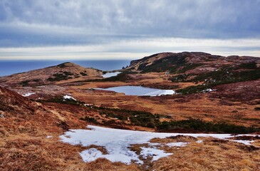 Saint Pierre et Miquelon - Miquelon - &eacute;tangs la Cormorandi&egrave;re