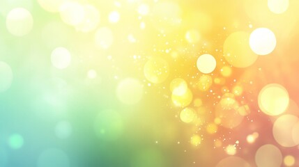 Abstract Colorful Bokeh Background