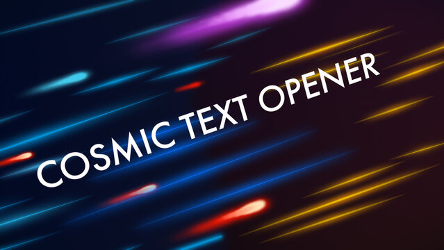 Cosmic Text Opener
