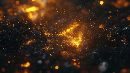 Obraz premium Abstract Fire and Embers Background