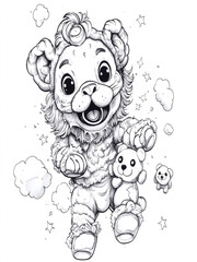 Barongsai of Joy Carrying Happiness and Fortune