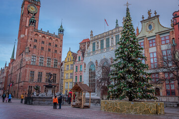 Obraz premium Gdansk, Poland - December 21 2024 