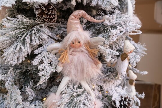 Christmas tree toy in the form of an angel