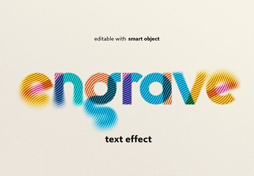Engraved Text Effect