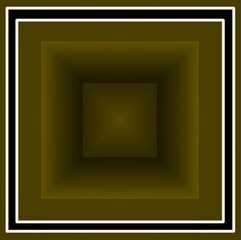 3D square design, for ceiling and floor decoration