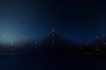 Abstract dark blue geometric matrix background