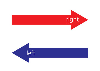 シンプルな左右の矢印のアイコン