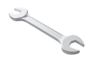 Metal Wrench Tool Isolated 