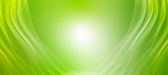 Green abstract vector background