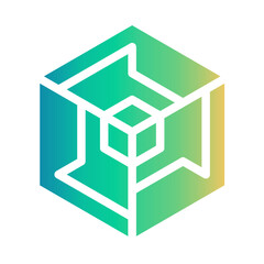 hexagon Gradient icon