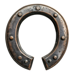 Obraz premium Horseshoe: Good Luck Charm on transparent PNG background.