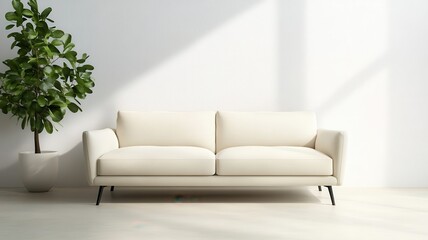 Modern Minimalist Living Room: A Clean and Clear Contemporary Space for Relaxation and Style