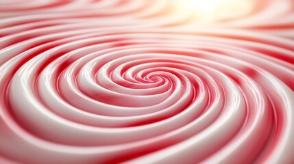 Intricate pink and white swirl, a closeup view of abstract patterns textures