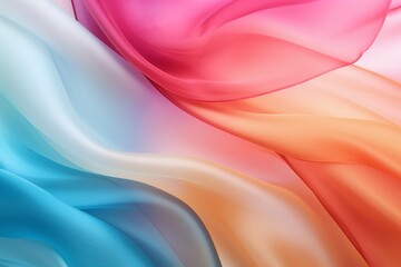 Obraz premium Abstract silk wavy background