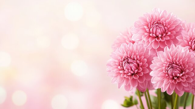 Elegant pink flowers wallpapers for a serene and beautiful ambiance in home decor