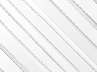 Obraz premium Abstract white diagonal lines with subtle shadows create a clean, modern, and minimalist background