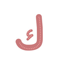 Obraz premium Hand-drawn illustration of Hijaiyah letters 