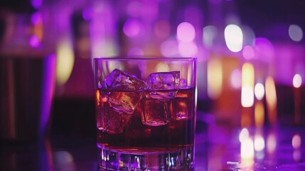 A cozy indoor cocktail party with dim lighting, laughter, and vibrant drinks.